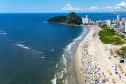 Foto aérea do litoral paranaense