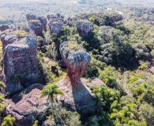 Foto aérea do Parque Vila Velha