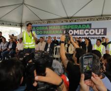Governador Carlos Massa Ratinho Junior discurssando