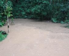 Enchente no Parque Estadual de Campinhos
