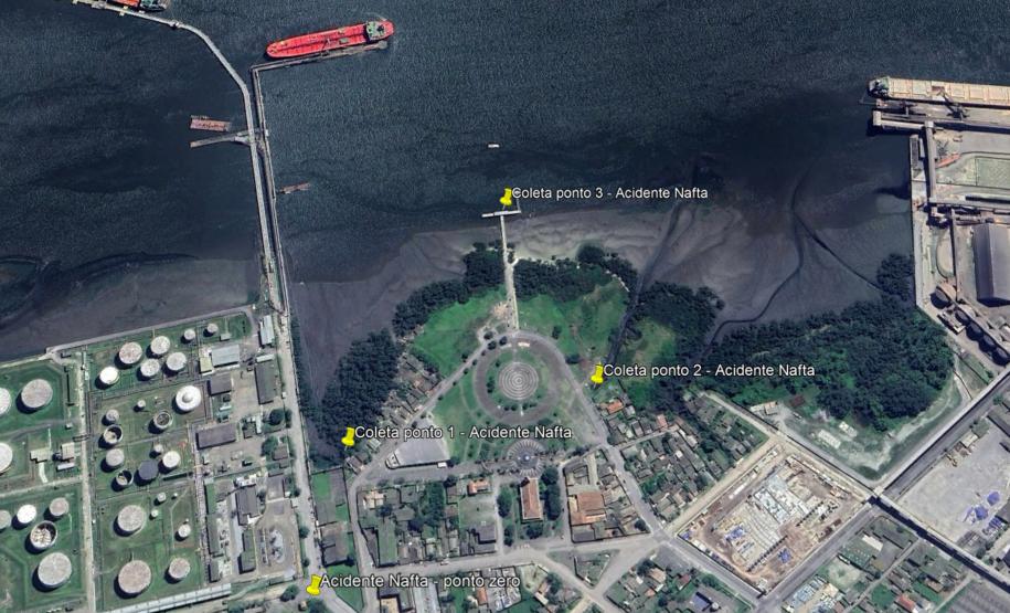 IAT multa empresa responsável pelo vazamento de nafta em R$ 1,5 milhão e libera pesca no Litoral. Foto: IAT