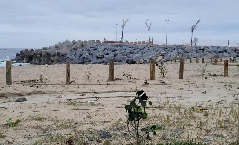 Obras na Orla de Matinhos