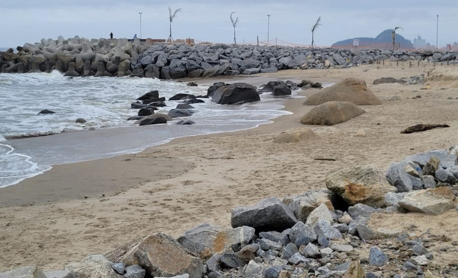 Obras na Orla de Matinhos
