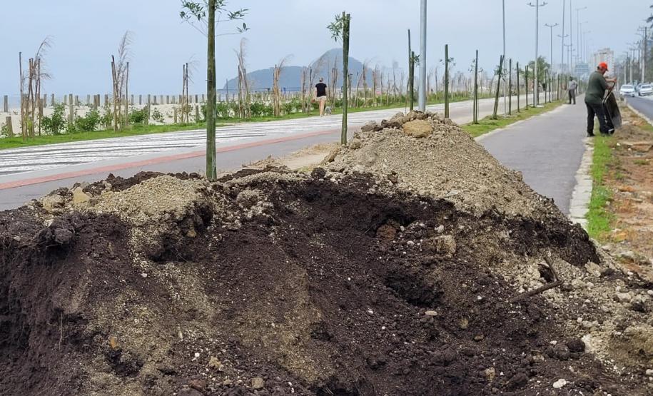 Obras na Orla de Matinhos